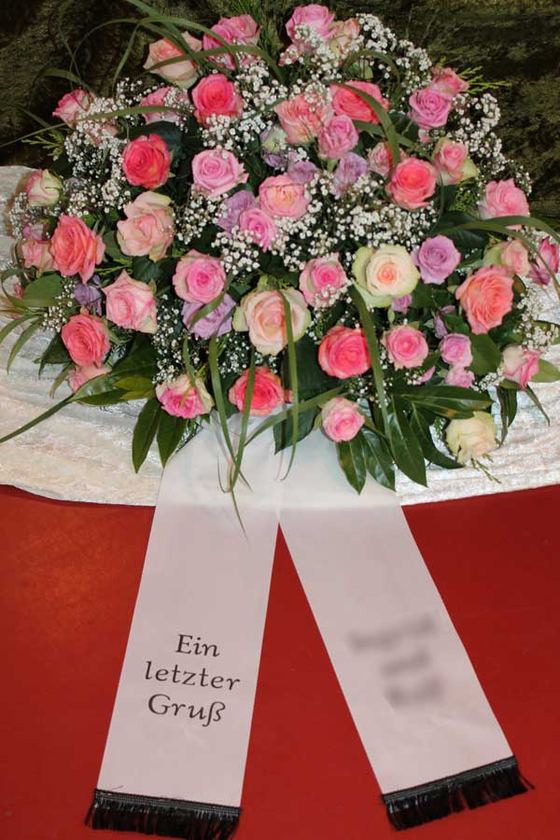 Rosen in lila und rosa